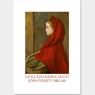 Little Red Riding Hood by John Everett Millais Posters and Art